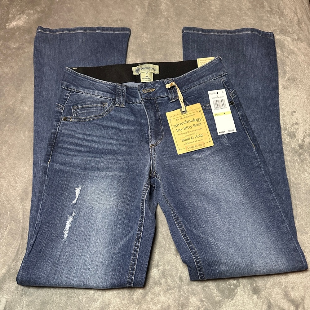 Democracy Women's Boot Cut Jeans in Classic Blue
